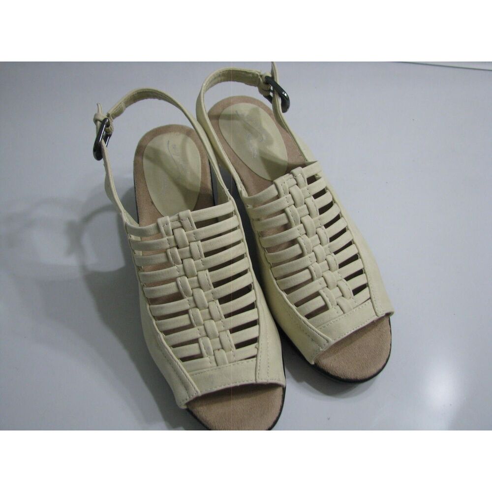 Easy Street Cream Color Women's Sandals